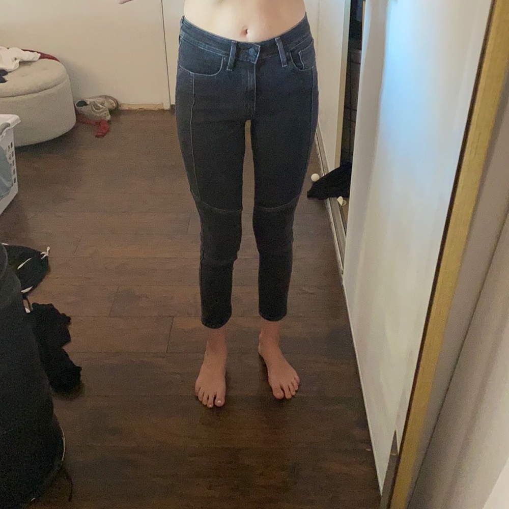 Black skinny jeans
